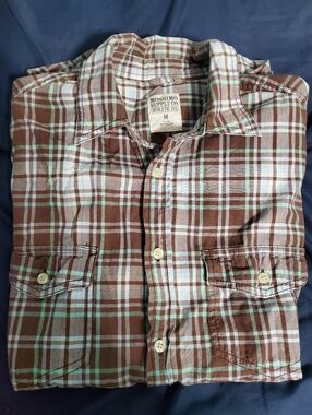 MOSSIMO MEN'S Botton Down Shirt, Size M